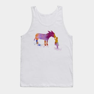 donkey and child Tank Top